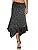 Handkerchief Hemline Midi Skirt