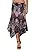 Handkerchief Hemline Midi Skirt