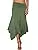 Handkerchief Hemline Midi Skirt