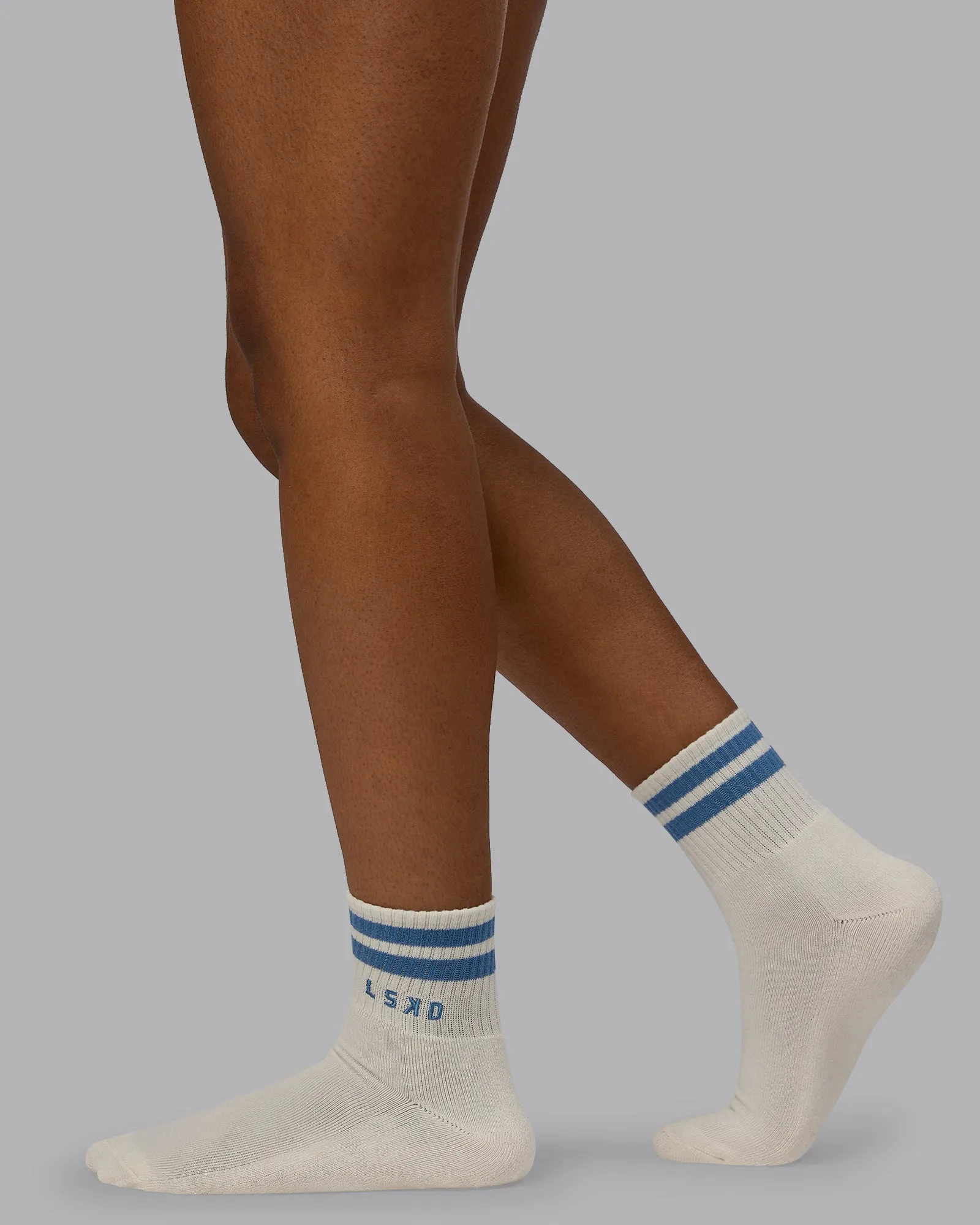 Heritage 3 Pack Quarter Socks - Multi-Elemental Blue