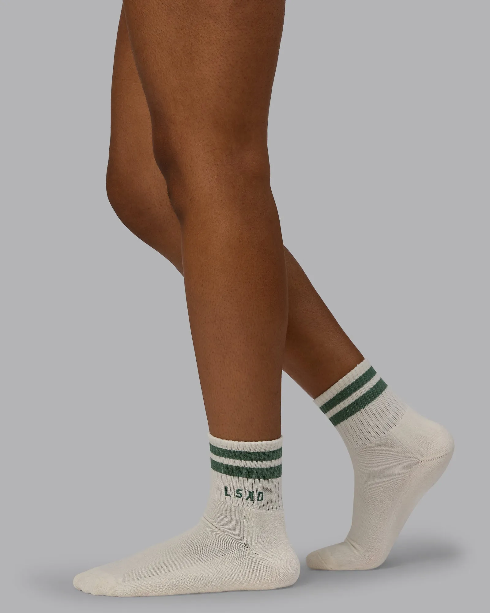Heritage 3 Pack Quarter Socks - Multi-Elemental Blue