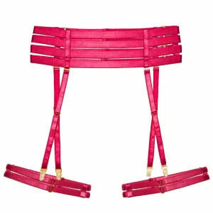Hot Pink Hearts of Venus Strappy Overt Set