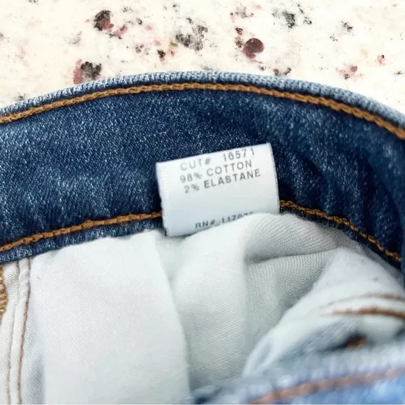 J Brand Valentina High Rise Flare 90s Style Jeans In Sail Size 30