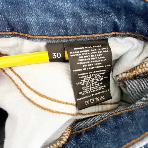J Brand Valentina High Rise Flare 90s Style Jeans In Sail Size 30