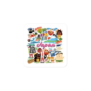 Japan Memories Waterproof Sticker