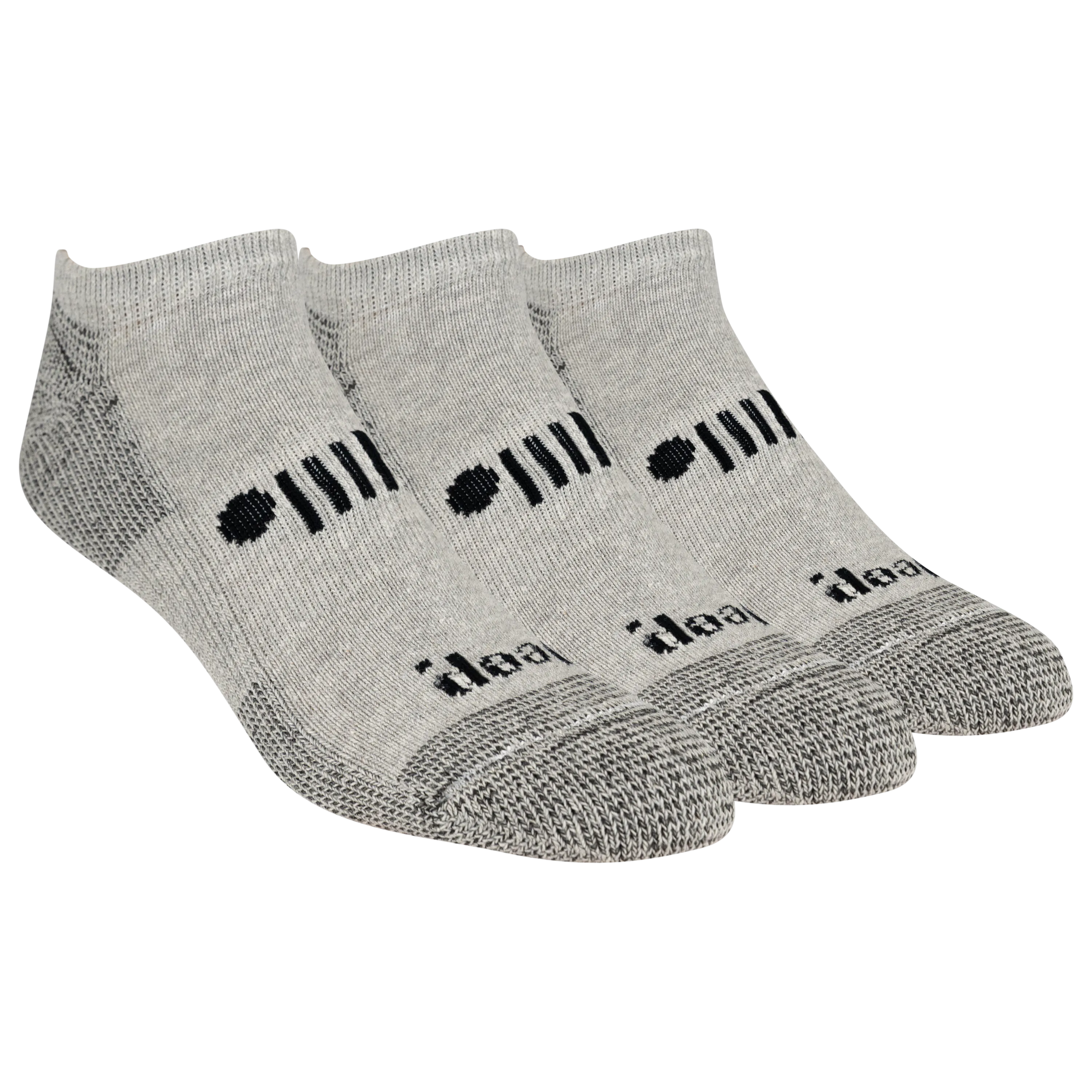 Jeep® Women's Classic Cotton No Show Socks 3 Pair Pack Made in USA - Moisture Wicking, Cushioned Comfort