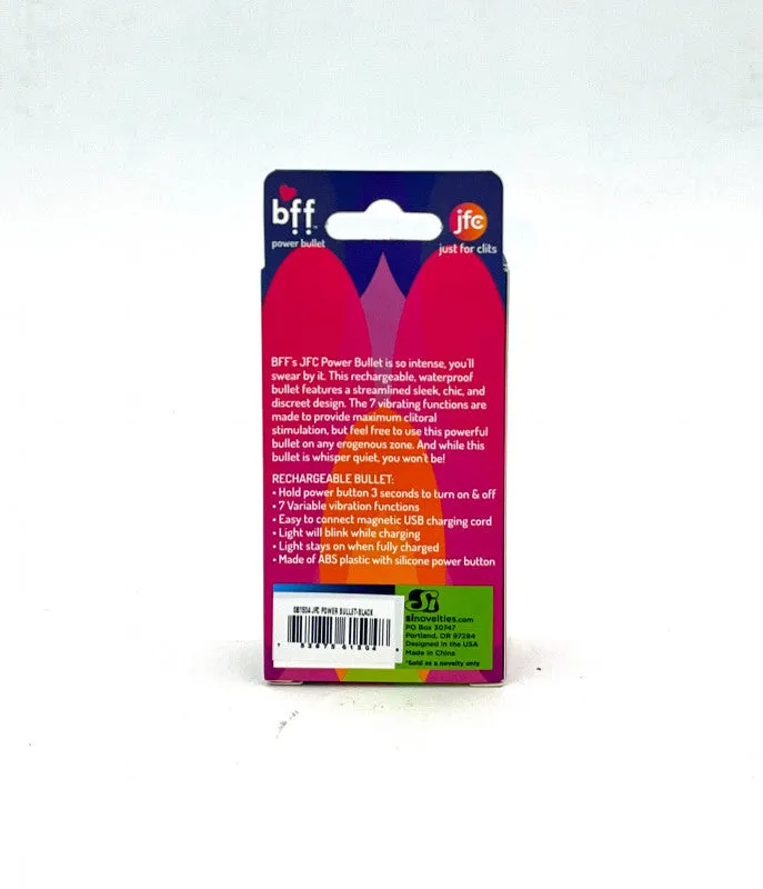Jfc Rechargeable Power Bullet - Black