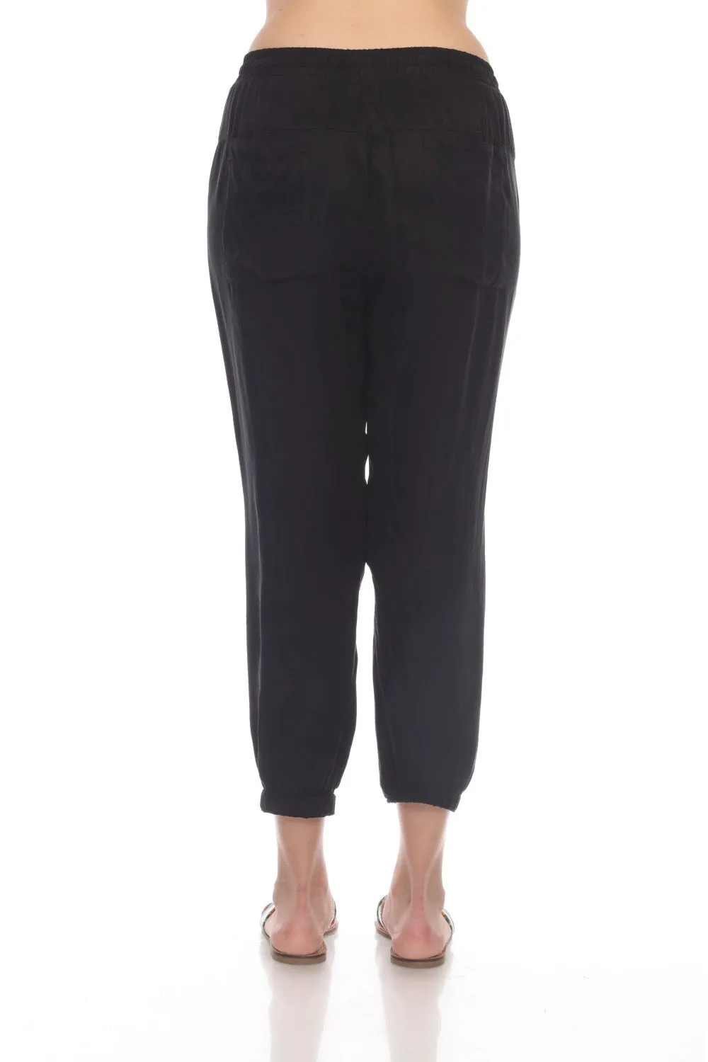 Johnny Was Alice Cropped Jogger Pants R65120 Boho Chic *