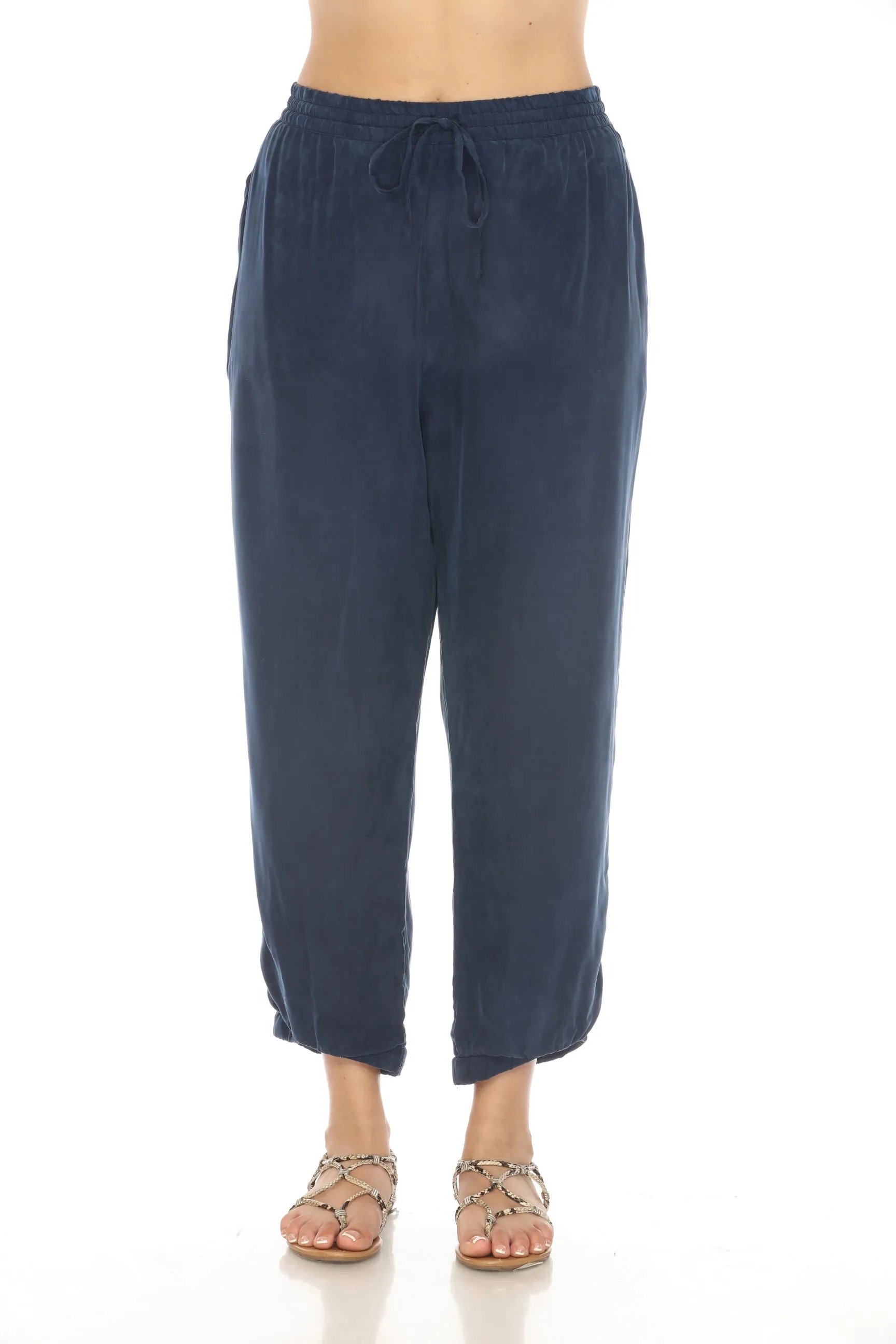 Johnny Was Alice Cropped Jogger Pants R65120 Boho Chic *