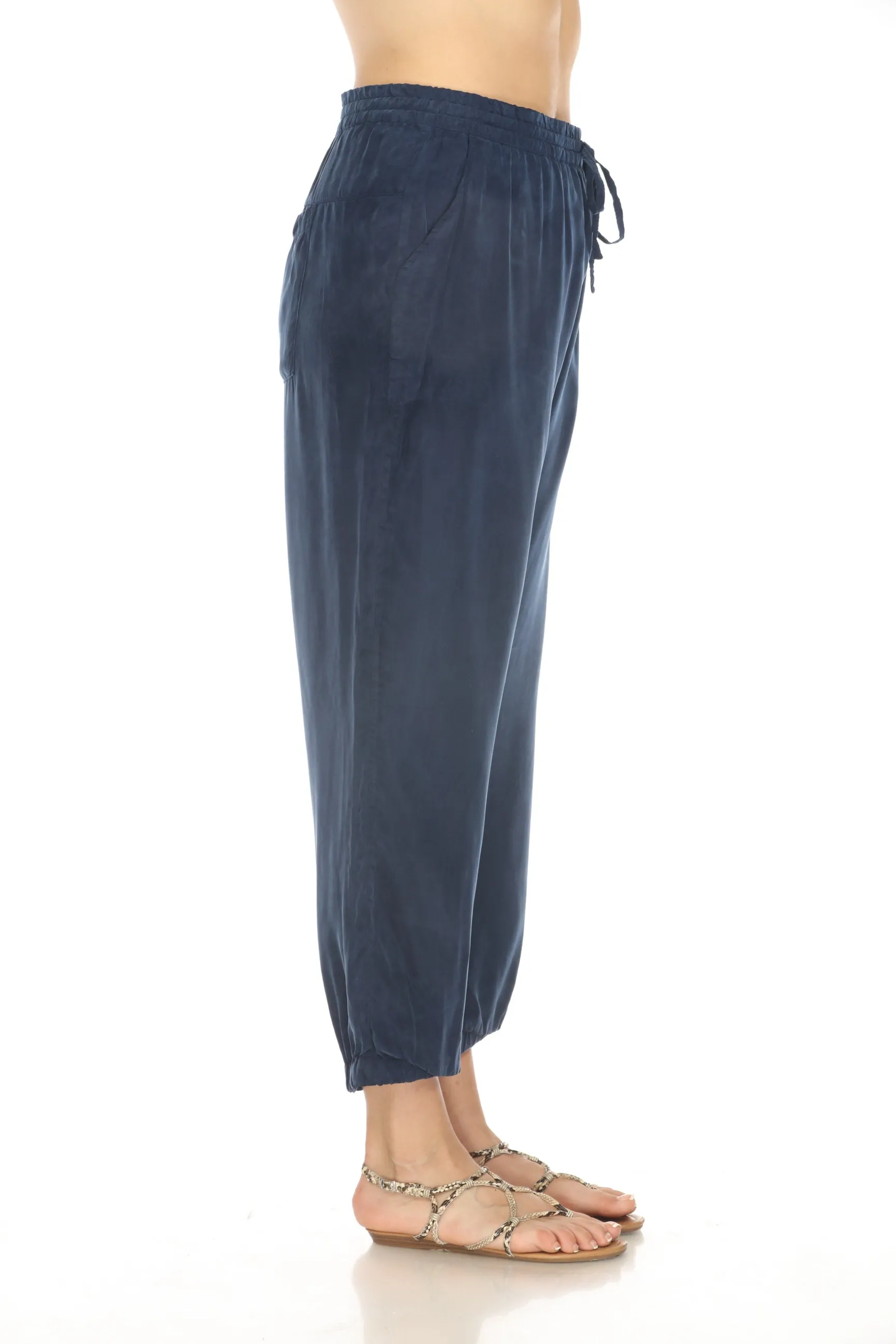 Johnny Was Alice Cropped Jogger Pants R65120 Boho Chic *