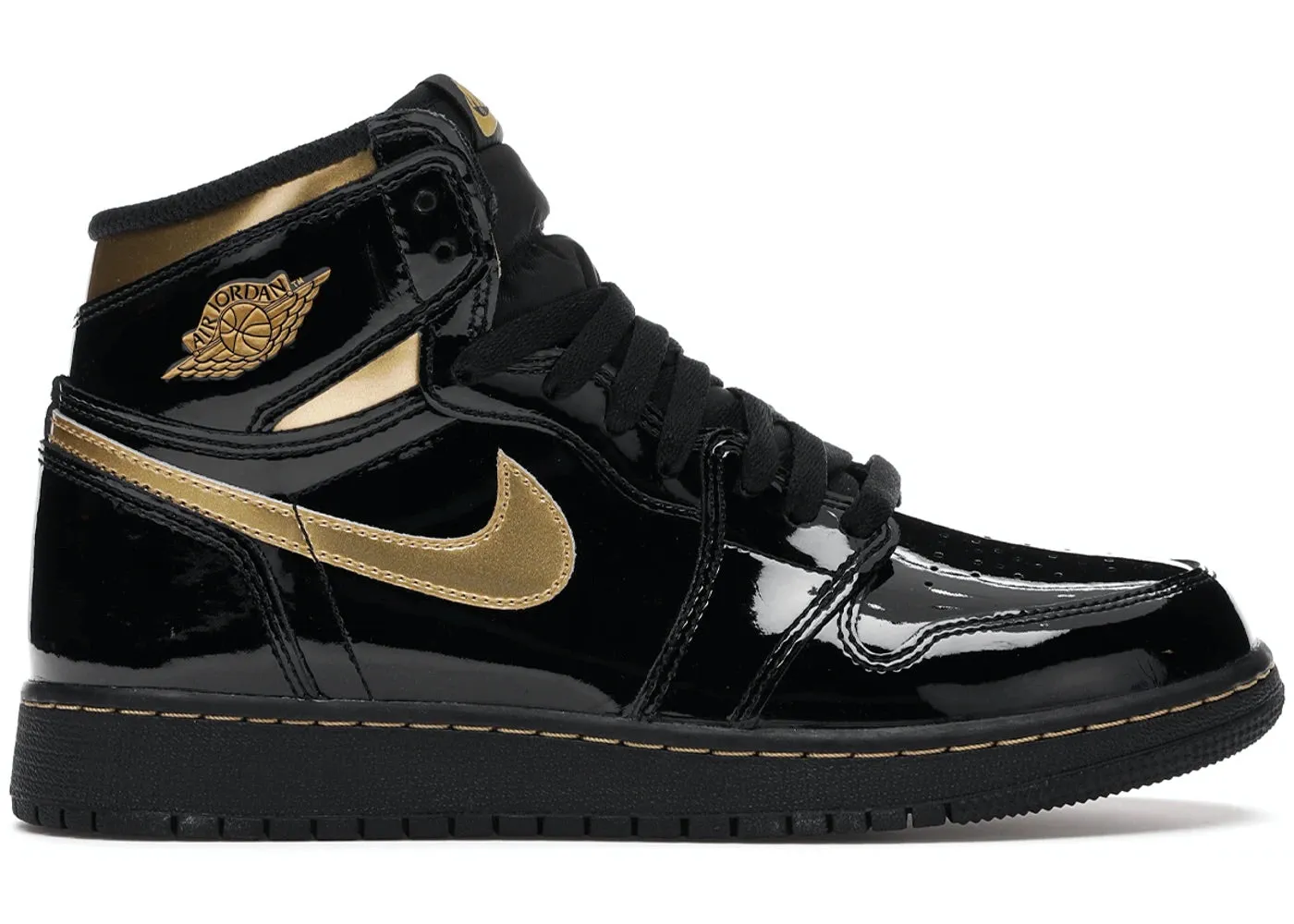 Jordan 1 Black and Gold GS