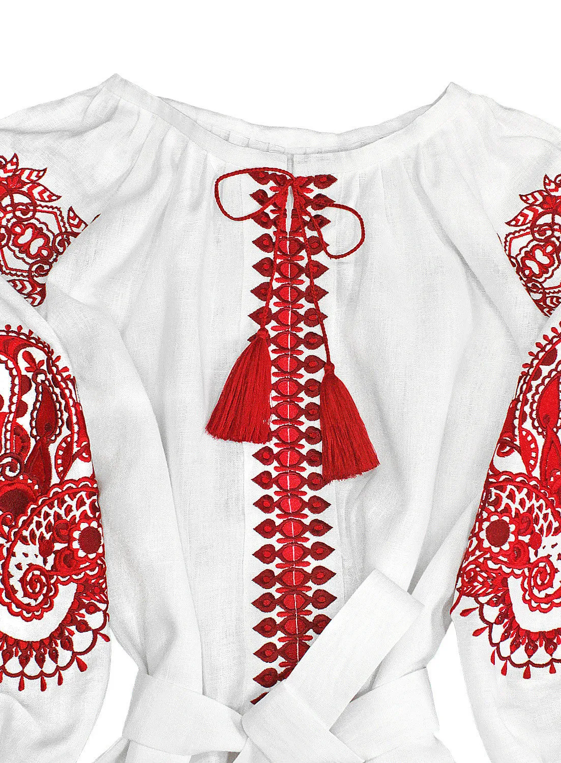 Kaftan with embroidery in Boho style