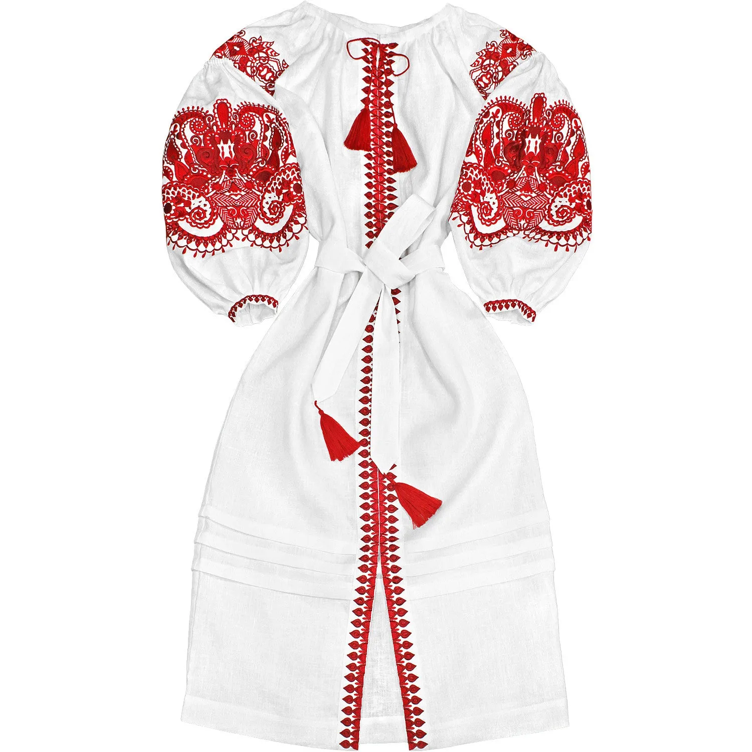 Kaftan with embroidery in Boho style