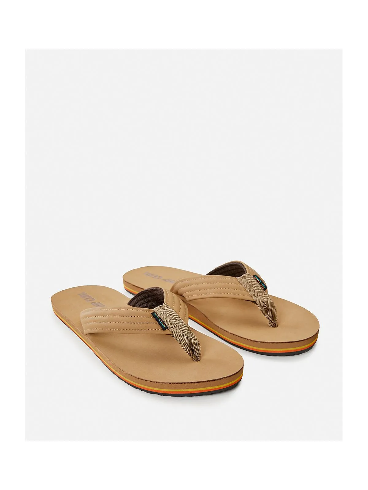 Klapki RIP CURL Revival Leather Open Toe brązowy
