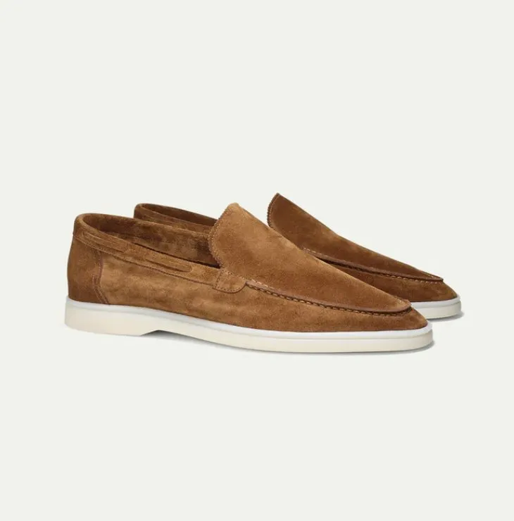 Laurent Suede Loafers