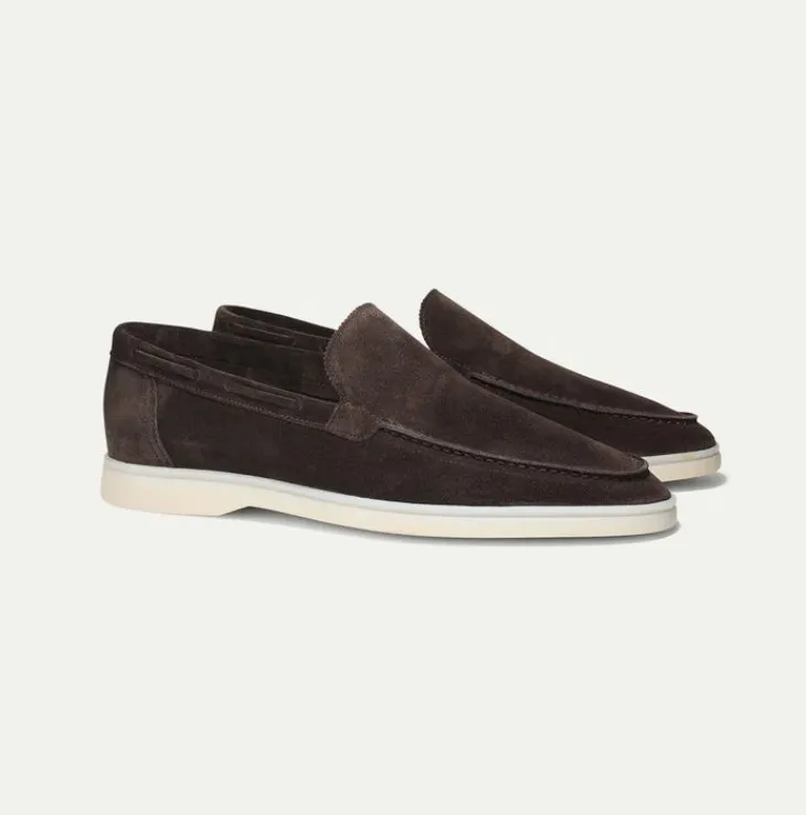 Laurent Suede Loafers