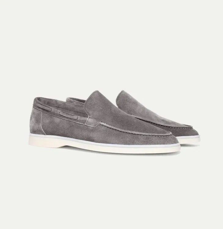 Laurent Suede Loafers