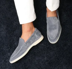 Laurent Suede Loafers