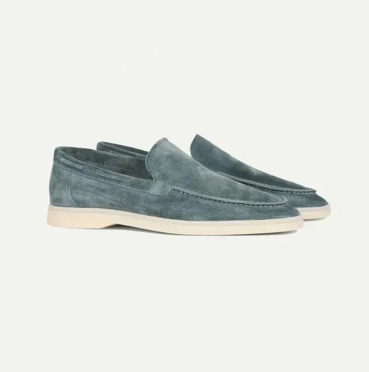 Laurent Suede Loafers