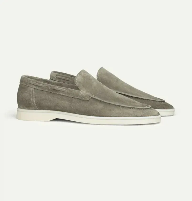 Laurent Suede Loafers