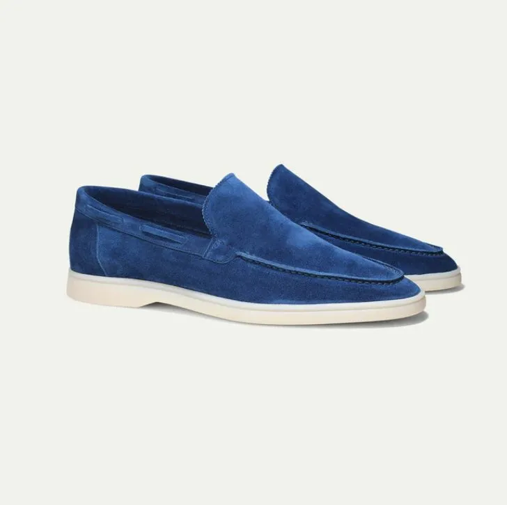 Laurent Suede Loafers