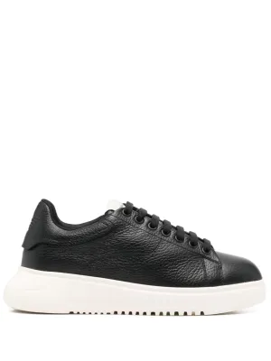 Leather sneakers