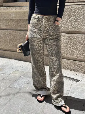 Leopard Print Wide-Leg Pants | Effortless Chic | Bold & Timeless