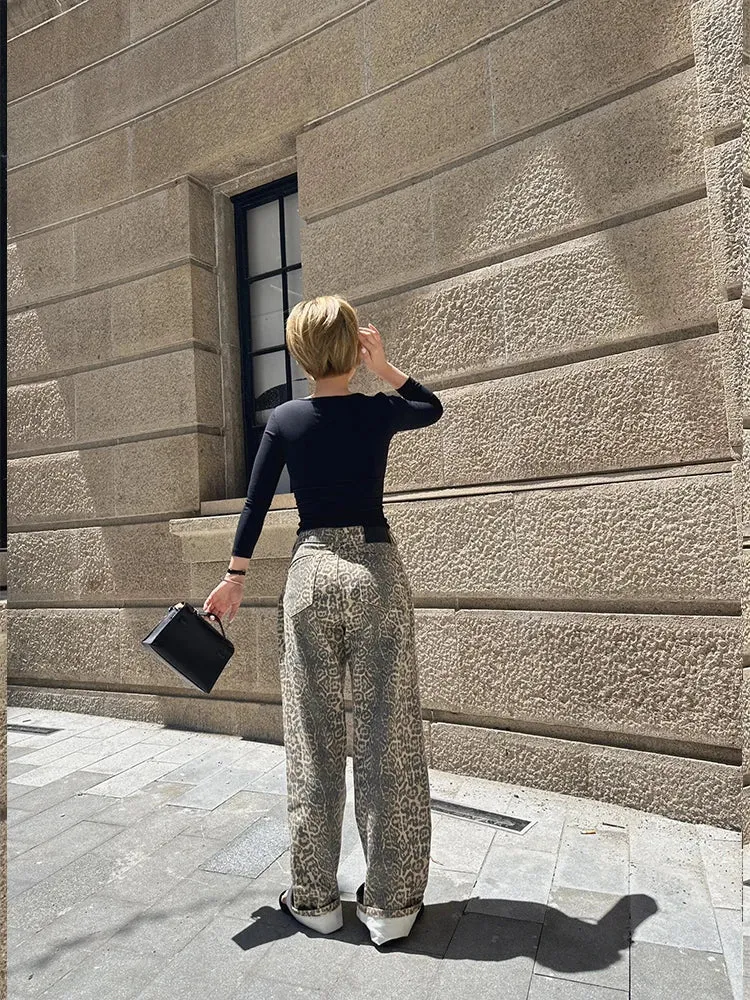Leopard Print Wide-Leg Pants | Effortless Chic | Bold & Timeless