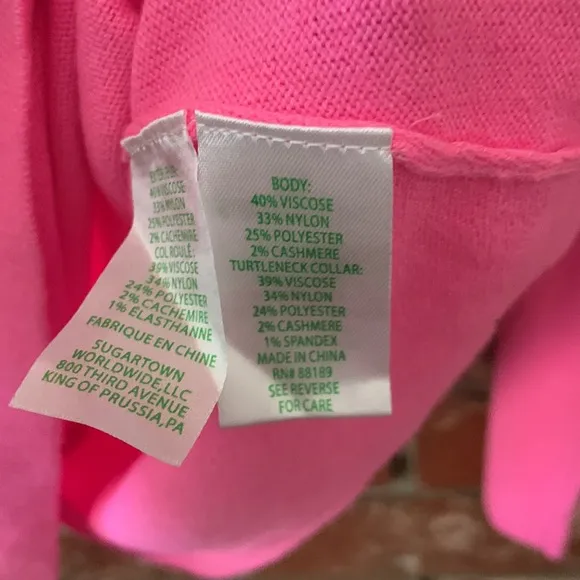 Lilly Pulitzer Pink Christin Off the Shoulder Sweater