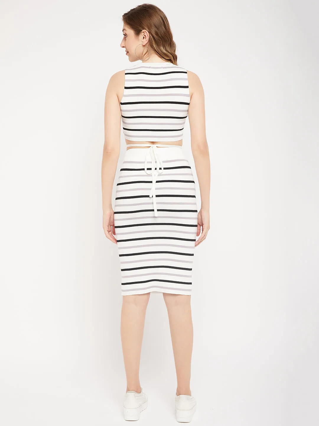 Madame White Knit Co-Ord Set