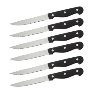 Mainstay 6 Pce Steak Knife Set MAV4811