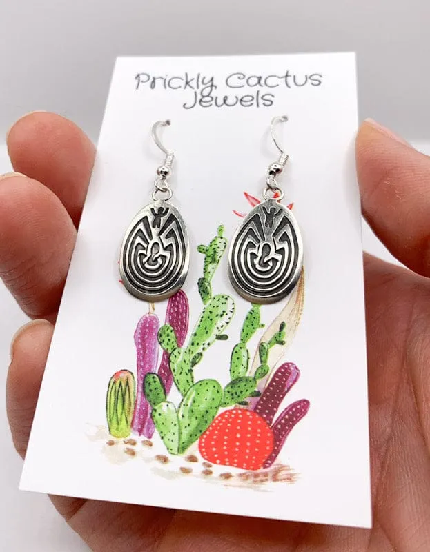 Man In Maze Earrings