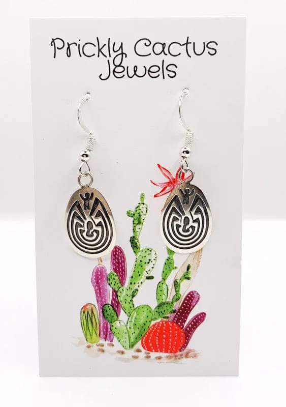 Man In Maze Earrings