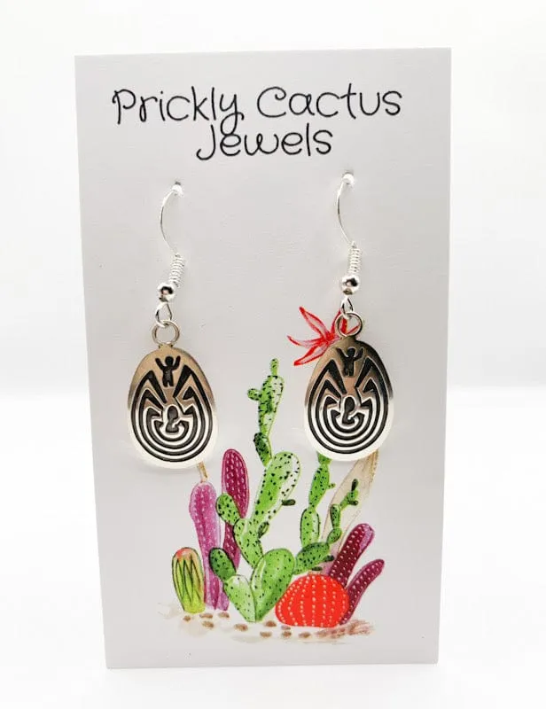 Man In Maze Earrings