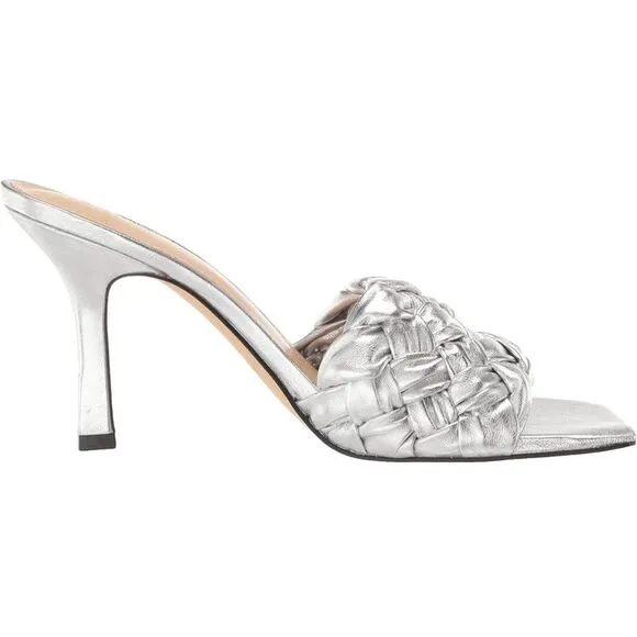 Marc Fisher LTD Draya Silver 9M Silver metallic leather