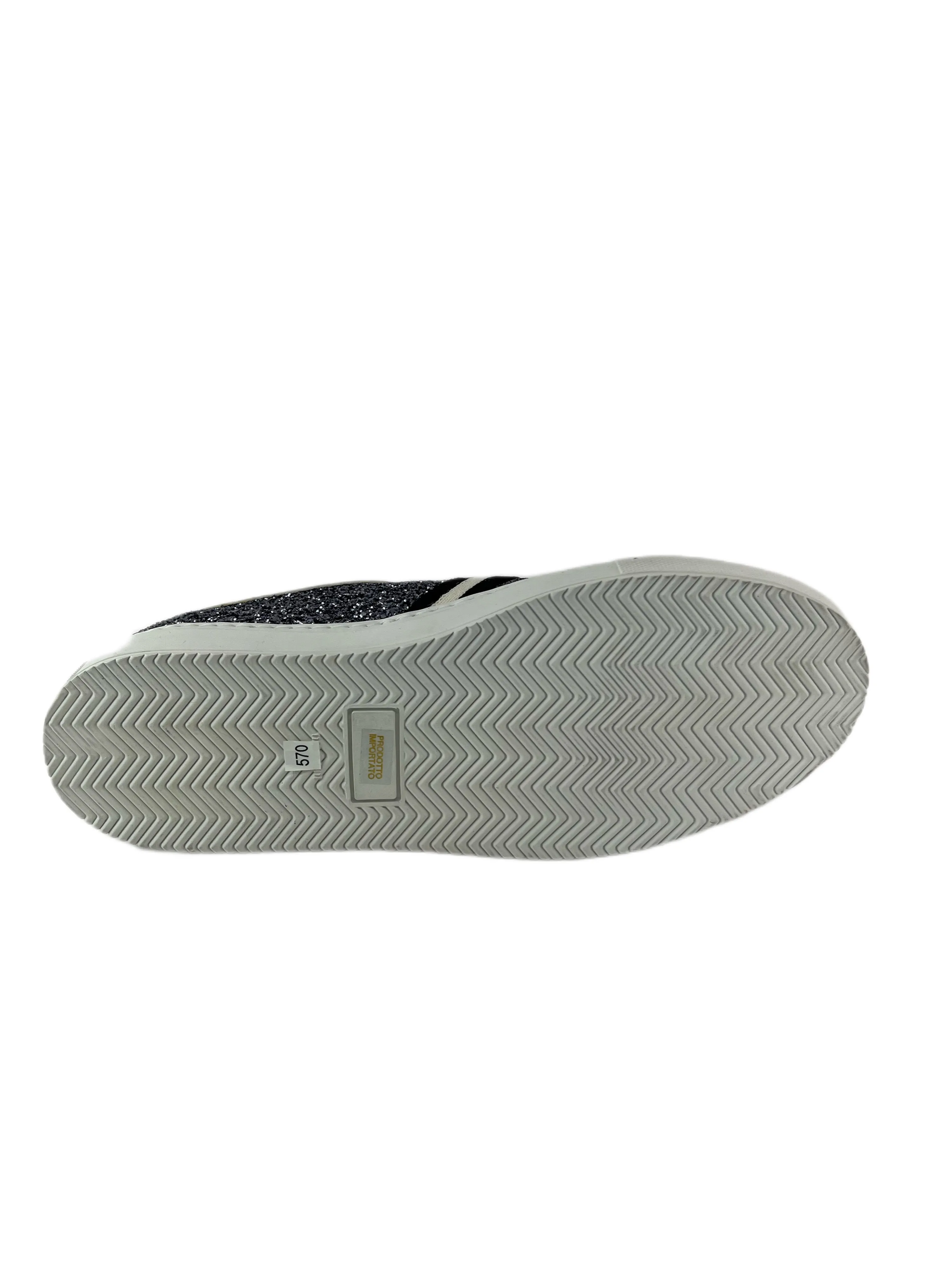 Marina Rinaldi Women's Bianco Labrador Embellished Sneakers NWB