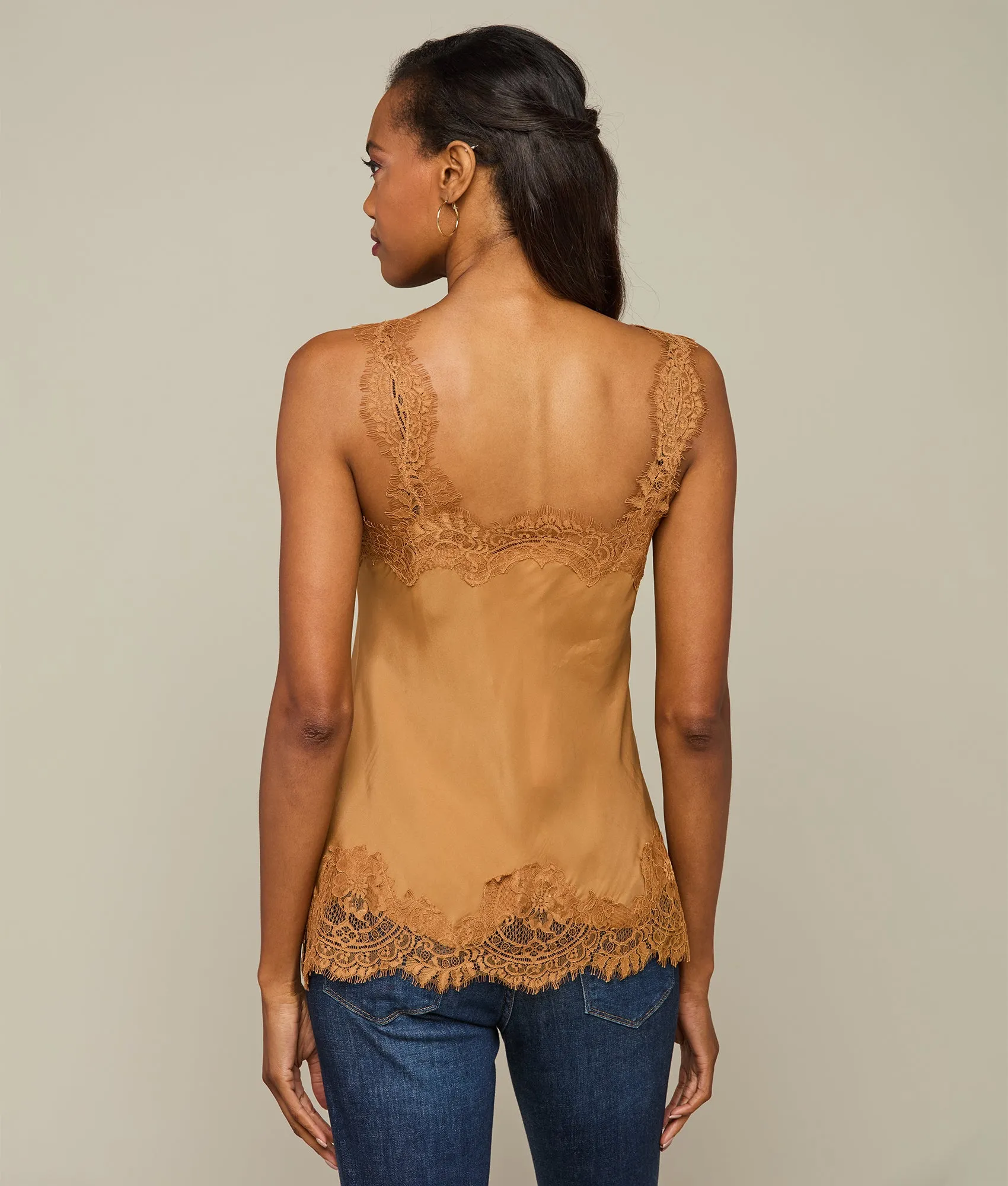 Megan Coco Bias Cami :: Camel