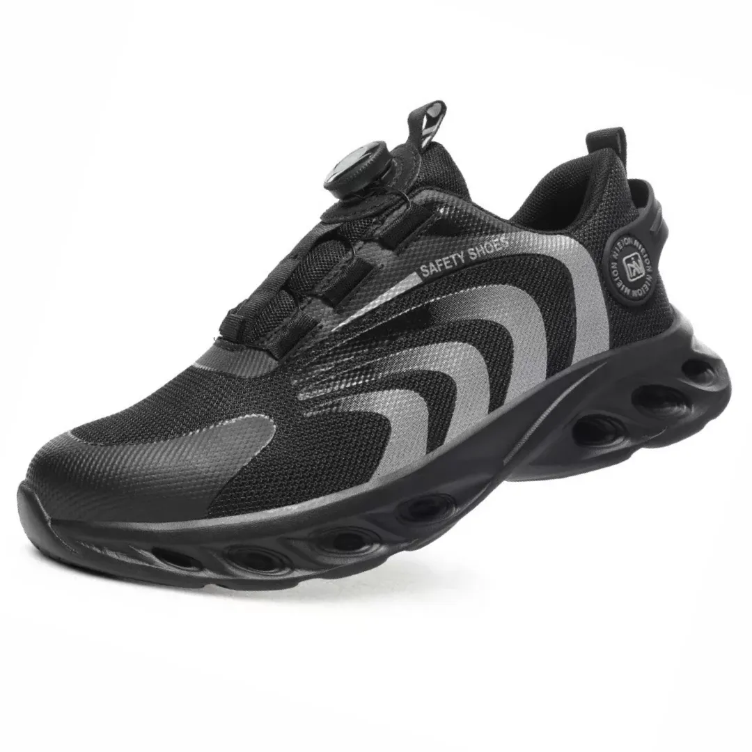 Men's Rotary Buckle Protective Safety Sneakers
