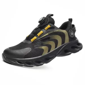 Men's Rotary Buckle Protective Safety Sneakers