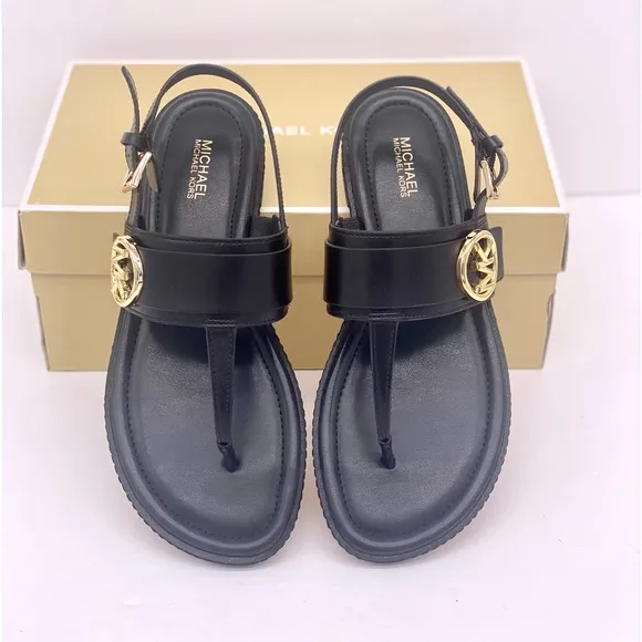 MICHAEL MICHAEL KORS Carmen Thong Sandal Black