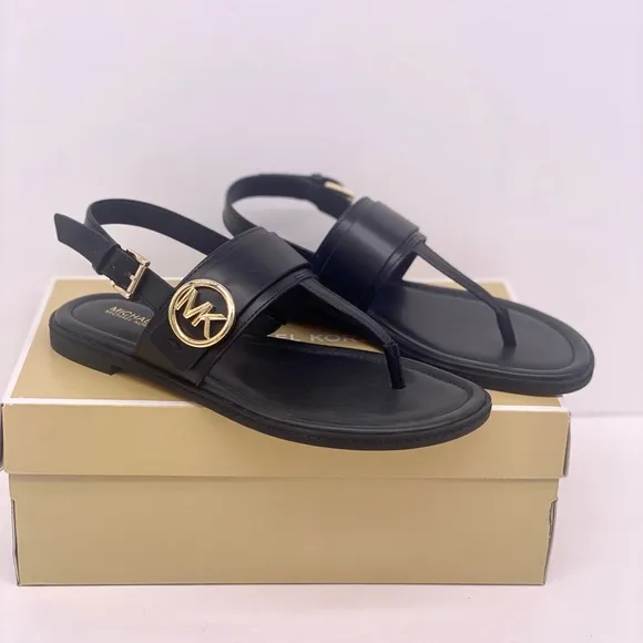 MICHAEL MICHAEL KORS Carmen Thong Sandal Black
