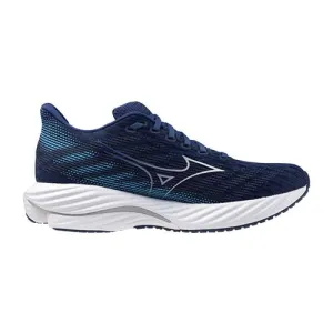 Mizuno Men's Wave Rider 28 Running Shoes - Estate Blue/White/River Blue