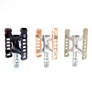 MKS Promenade 9/16" Urban Classic Pedal for Road City Bike Black/ Titan / Copper
