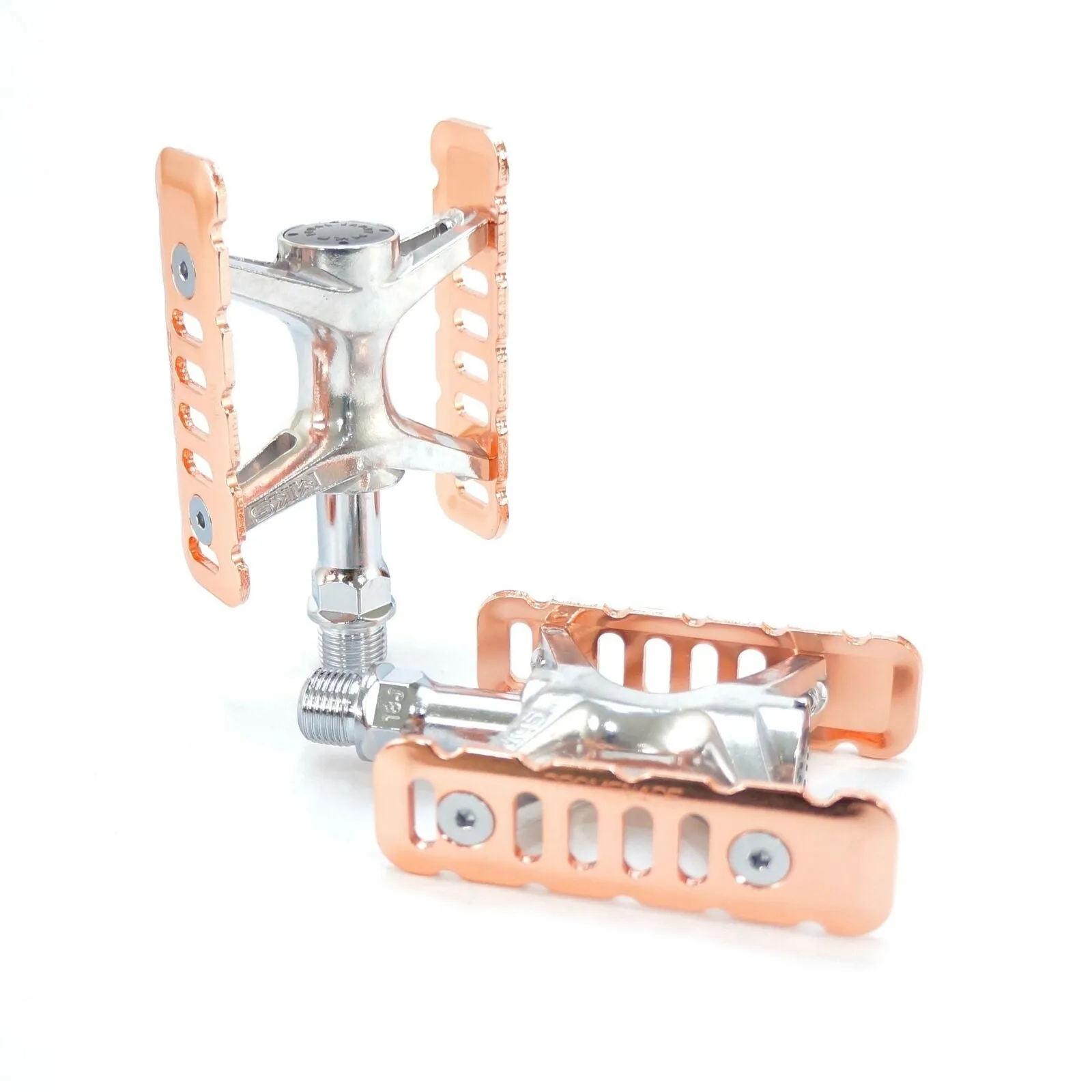 MKS Promenade 9/16" Urban Classic Pedal for Road City Bike Black/ Titan / Copper