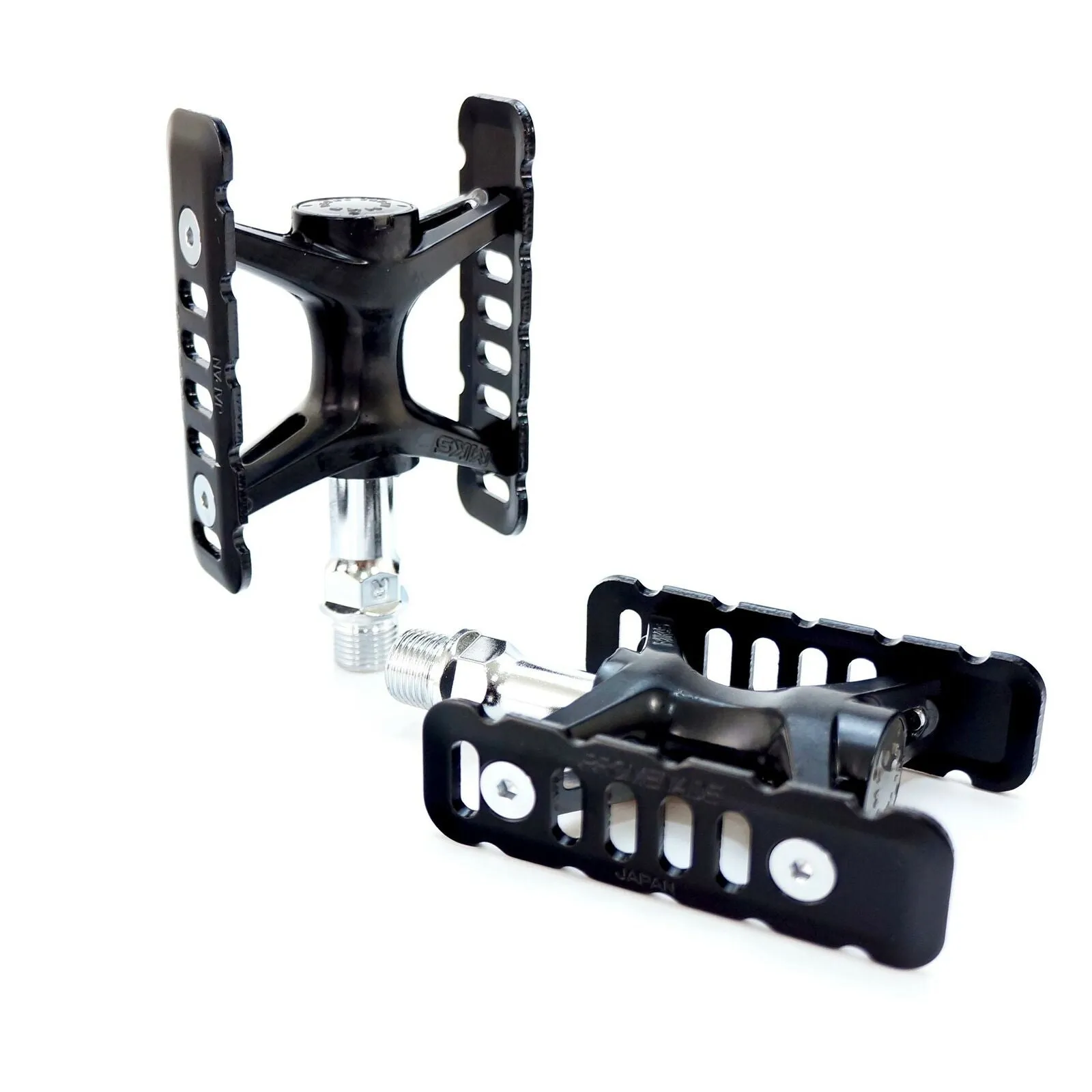 MKS Promenade 9/16" Urban Classic Pedal for Road City Bike Black/ Titan / Copper