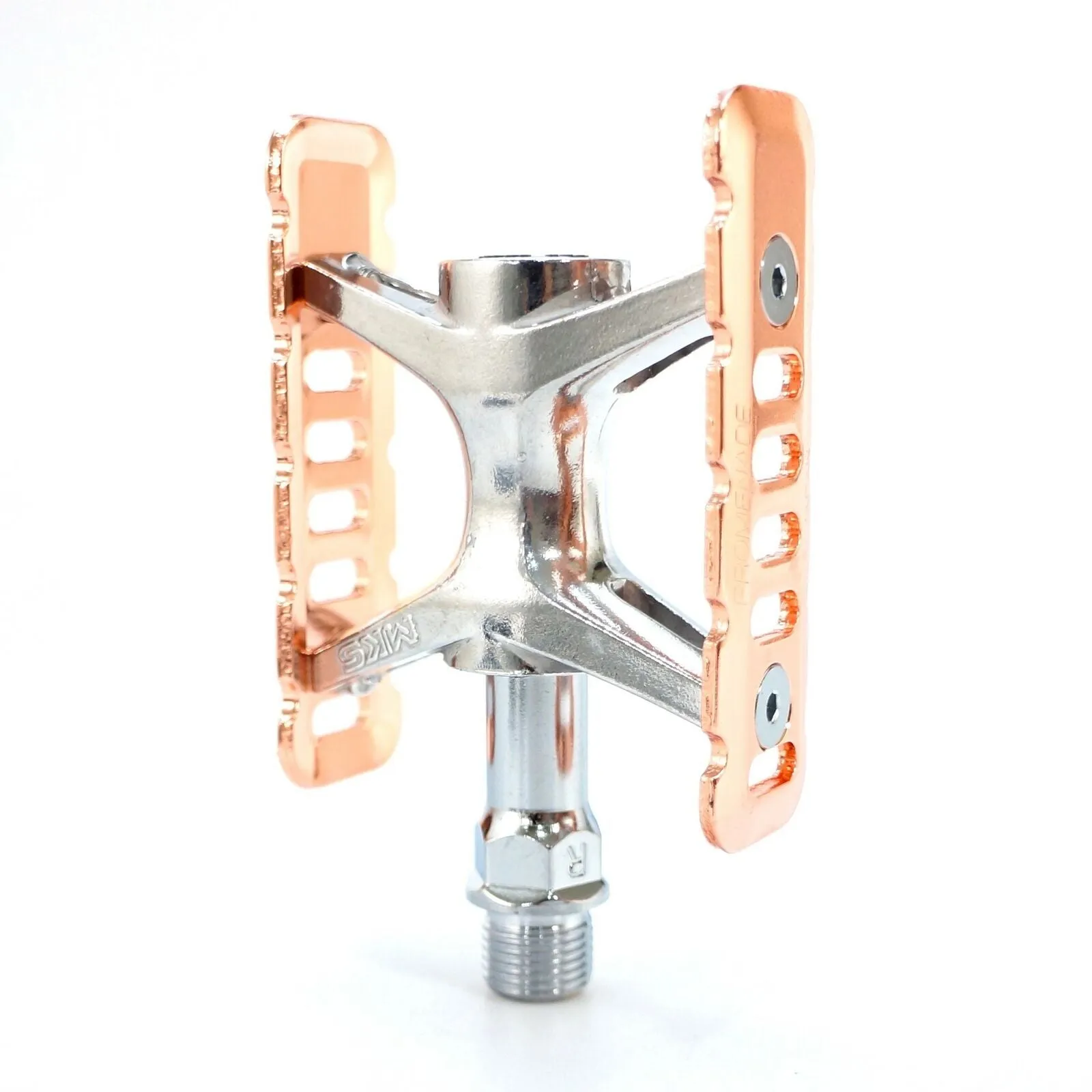 MKS Promenade 9/16" Urban Classic Pedal for Road City Bike Black/ Titan / Copper