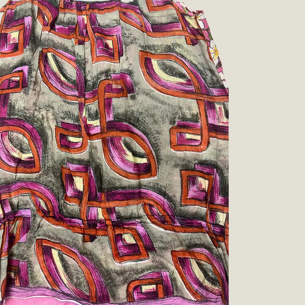 Navada Duffy Colourful Slip Dress Small