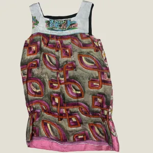 Navada Duffy Colourful Slip Dress Small