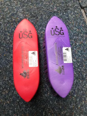 New haas wash / mane brushes available in red and purple FREE POSTAGE**