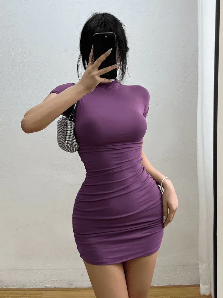 Obsidian Phoenix Women's Luxury Bodycon Mini Dress